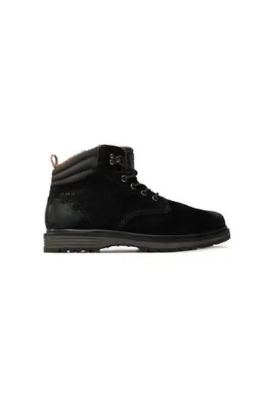 Cizme barbati - 304133336 - Piele naturala - Negru - Negru