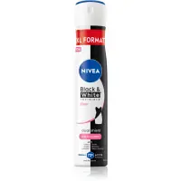 NIVEA Black & White Invisible Clear spray anti-perspirant pentru femei 200 ml