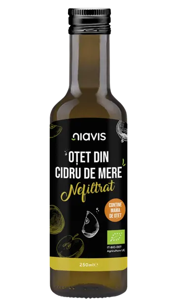 Otet din cidru de mere nefiltrat, 250ml, Niavis