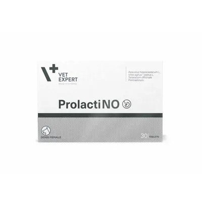 Supliment lactatie falsa, pentru caini, Vet Expert, ProlactiNO Small Breed, 30 tablete