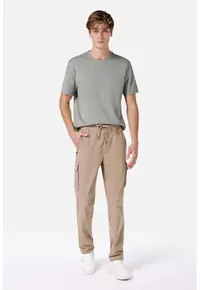 Pantaloni De Barbati Bej Regular Fit Cl1066777