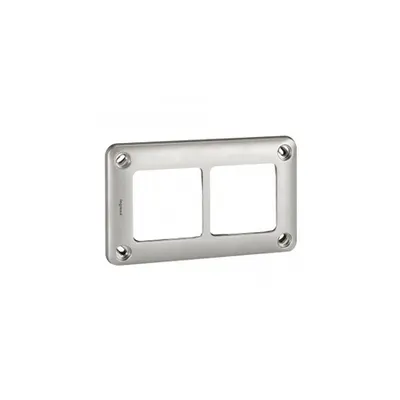 Plate Soliroc - 2 module - 110 x 181 mm - horizontal or vertical - IK10