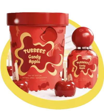 Apa de Parfum Tubbees Candy Apple, Unisex, 50 ml