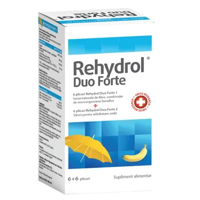 Rehydrol Duo Forte, MBA Pharma | 6 + 6 plicuri