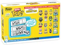 Set 4 figurine - Pop! Minions: Tourist Dave, Tourist Jerry, Kyle & Mystery Chase Figure