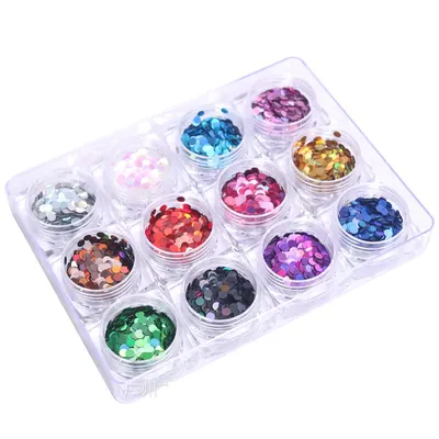 Buline Colorate Decor Unghii Set 12 Buc