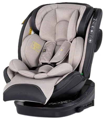 Scaun auto Chipolino - Hypnotic, 360, IsoFix, I-Size, 40-150 cm, tiramisu