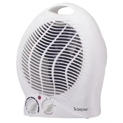 Aeroterma BEPER BP203202, 2000 W, 2 trepte putere, Mod ECO, Protectie supraincalzire (Alb)