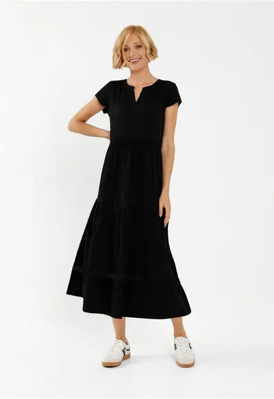 Rochie G-Luma - negru - cu volane - Negru