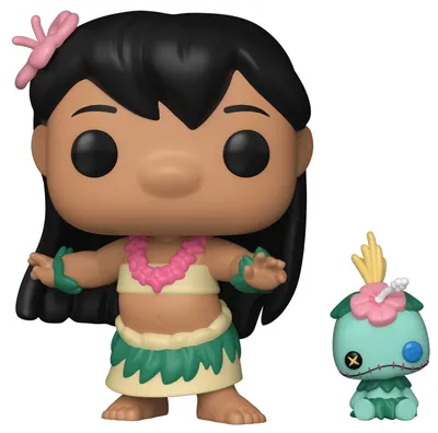 Figurină Funko POP! Disney: Lilo & Stitch - Hula Lilo with Scrump #1741