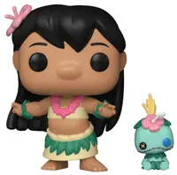 Figurină Funko POP! Disney: Lilo & Stitch - Hula Lilo with Scrump #1741