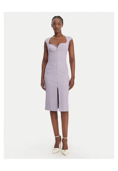 Rochie cocktail poliester - Violet