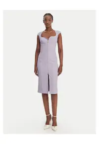 Rochie cocktail poliester - Violet