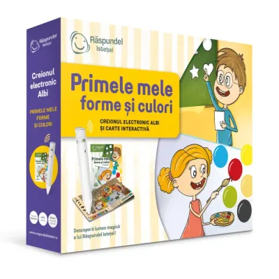 Pachet Raspundel Istetel - Creion si carte Primele mele forme si culori