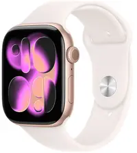 Ceas inteligent Apple - Watch S11 Cellular, 42 mm, S/M, Rose Gold Aluminium/Light Blush
