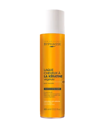 Spray fixativ cu efect natural Extra Strong Hold, 400ml, Byphasse