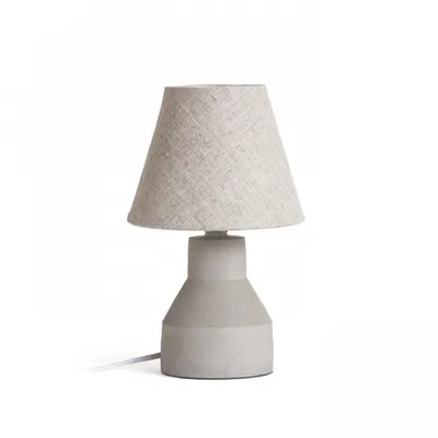 HEIDI table natural/concrete 230V E14 12W