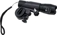 Lanternă LED aluminiu cu zoom și suport bicicletă FLOW FB-T6G