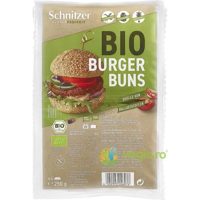 Chifle pentru Hamburger fara Gluten Ecologice/Bio 250g