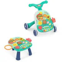Antepremergator si Masa de Activitati 2 in 1 - Verde - Huanger