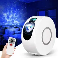 Proiector de stele LED 3D Aurora, Lampa de veghe pentru copii, Telecomanda