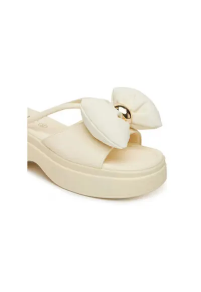 Slapi dama - RR2N4120 - Piele ecologica - Alb