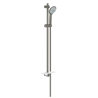 Coloana de dus Grohe Euphoria 110 Massage 27226AL1, 1/2, universala, 3 pulverizari, 900 mm, etajera, furtun, mat, Hard Graphite