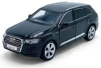 Mașinuță metalică Tayumo - Audi Q7 2016, cu sunet și lumină, 1:32, neagră