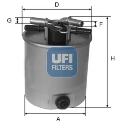 Filtru combustibil UFI 24.026.01