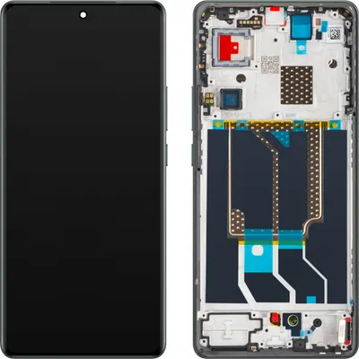 Display cu Touchscreen Realme GT 6T, cu Rama, Verde (Razor Green), Service Pack 621029000190