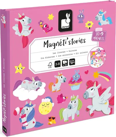 Povești magnetice Janod - Unicorni