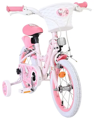 Bicicletă pentru copii cu roți ajutătoare E&L cycles - Hello Kitty, 14''