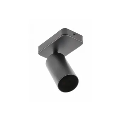 Corp de iluminat aplicat perete - Wall luminaire SANTO BIS, aluminum, IP20, max. 20W, single, round, black