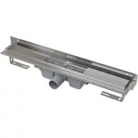 Rigola dus faiantabila cu margine ajustabila si iesire laterala 850 mm Alcadrain Flexible APZ4-850