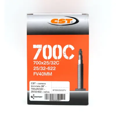 Camera bicicleta 28" - 700x25/32C - 25/32-622 - valva presta FV 40mm