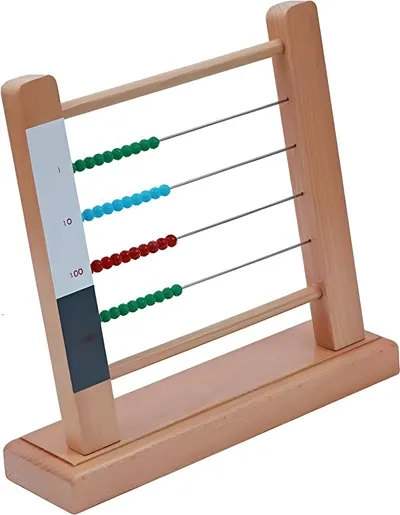 Abacul Montessori Smart Baby - de la 1 la 1000