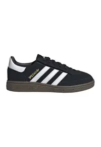 Pantofi sport Handball Spezia din piele intoarsa si piele - Alb/Negru