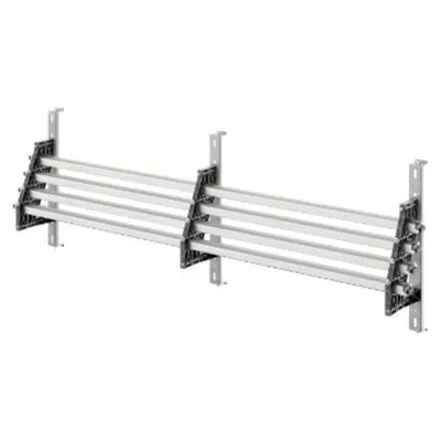 Pair of Busbar-Holder - For Shaped Busbar in Aluminium - 1250 -1600a - For Structures D=600-800 - Structures L=600 - For Qdx 1600h
