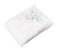 Prosop copii cu capison 80x80 cm Little Bunnies alb