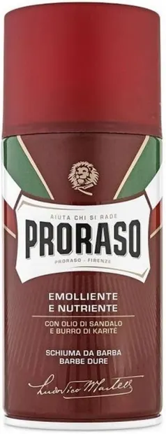 Proraso Spumă de ras cu lemn de santal, 300 ml