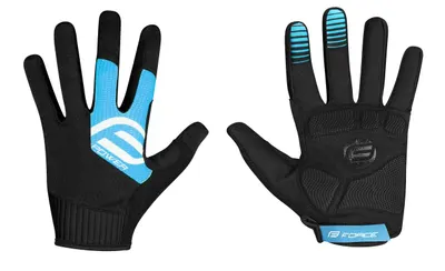 Manusi Force MTB Power, negru/albastru, M