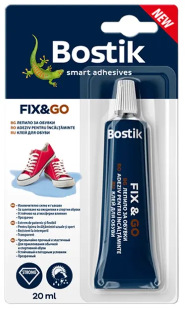 Adeziv pentru încălțăminte, piele și materiale textile Bostik - 20 ml