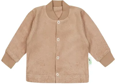 Vesta pentru copii Bio Baby - 68 cm, 4-6 luni, maro forte