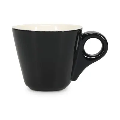Ceașcă neagră pentru espresso din porțelan 80 ml Barista – BonBistro