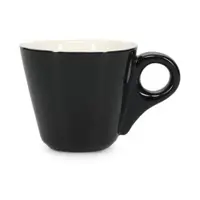 Ceașcă neagră pentru espresso din porțelan 80 ml Barista – BonBistro