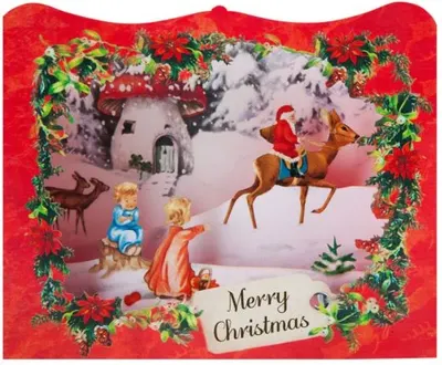 Felicitare Gespaensterwald 3D - Merry Christmas, rosie