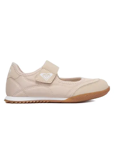 Pantofi sport copii - bej - material textil - sistem inchidere velcro