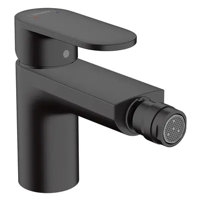 Baterie bideu culoare negru mat, Hansgrohe, cu ventil pop-up, Vernis Blend