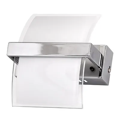 Corp de iluminat LED DE PERETE, 5W, corp cromat, lumina calda