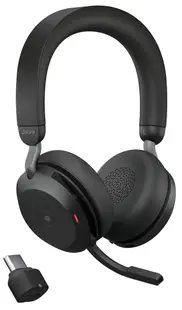 Căști wireless cu microfon Jabra - Evolve 2 75 UC USB-C, ANC, negru
